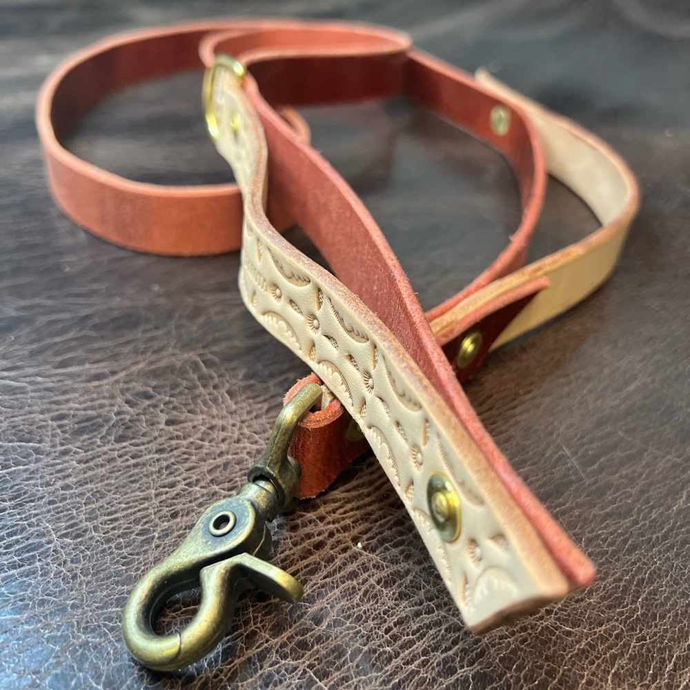 Custom Dog Leash Your Choice of Leather / color Thickness / Length Hand Tooled